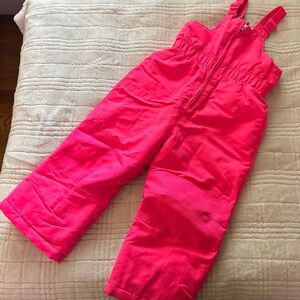 Healthtex Bright Pink Overalls